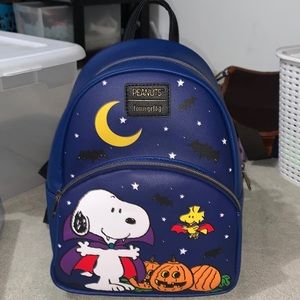 Peanuts snoopy Halloween mini backpack loungefly